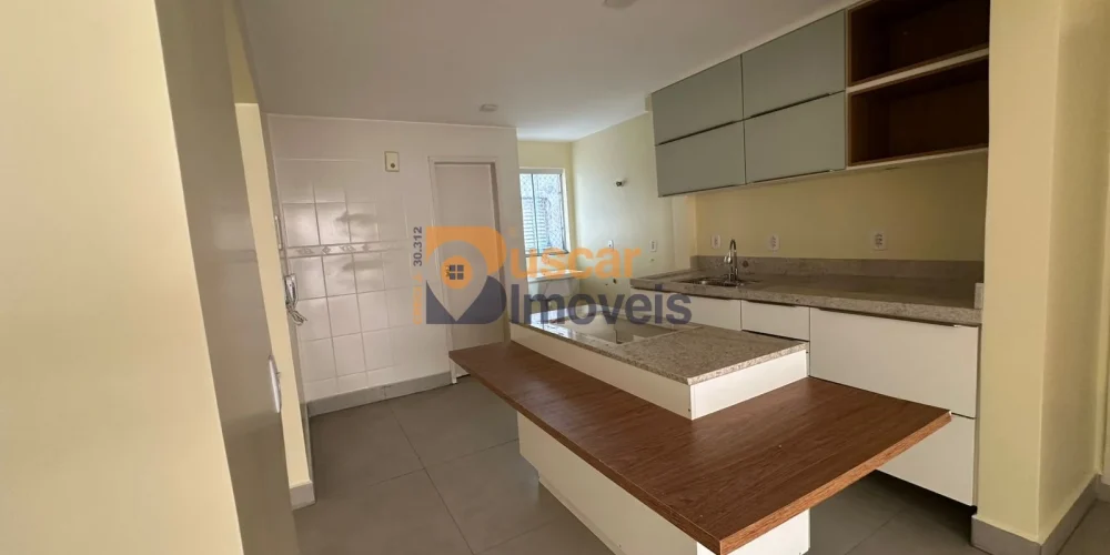 Cozinha ilha area de serviço Residencial Village de Pituba
